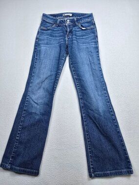 Levis 525 Curvy Bootcut Womens Jeans 6M W29 L32 Blue Denim